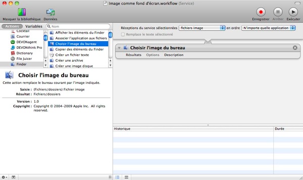 Automator  Workflow